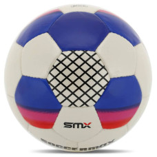 М'яч футбольний Soccermax Crystal №5 PU, білий-червоний, код: FB-4192_WR