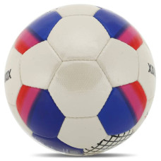 М'яч футбольний Soccermax Crystal №5 PU, білий-червоний, код: FB-4192_WR