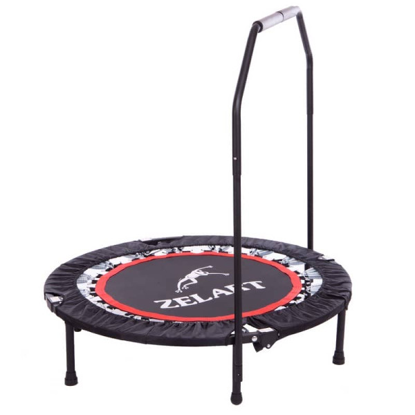 Фітнес батут складної Fitgo чорно-червоний 107см 40in, код: TX-6388B-40-S52