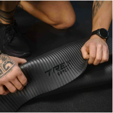 Килимок для йоги Trex Sport TX-018NGM NBR 1см 180х60 чорний,код: 5902308231870