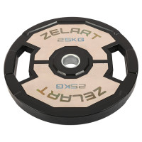 Диски гумові 2 Handle металева втулка Zelart 51мм, 25кг, чорний-сірий, код: TA-4792-25