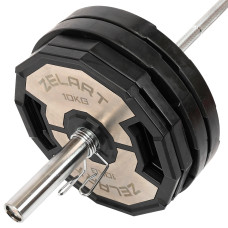 Диски гумові 2 Handle металева втулка Zelart 51мм, 25кг, чорний-сірий, код: TA-4792-25