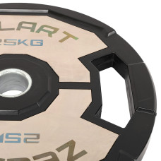 Диски гумові 2 Handle металева втулка Zelart 51мм, 25кг, чорний-сірий, код: TA-4792-25