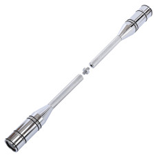 Булава сталева для кросфіту розсувна Adjustable Macebell Mdbuddy 1шт, 12кг, хром, код: FI-2513-S52