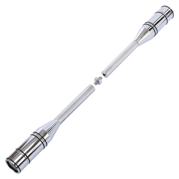 Булава сталева для кросфіту розсувна Adjustable Macebell Mdbuddy 1шт, 12кг, хром, код: FI-2513-S52