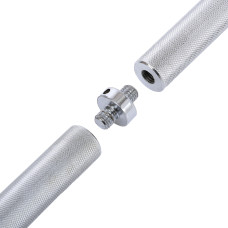 Булава сталева для кросфіту розсувна Adjustable Macebell Mdbuddy 1шт, 12кг, хром, код: FI-2513-S52