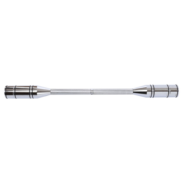 Булава сталева для кросфіту розсувна Adjustable Macebell Mdbuddy 1шт, 12кг, хром, код: FI-2513-S52