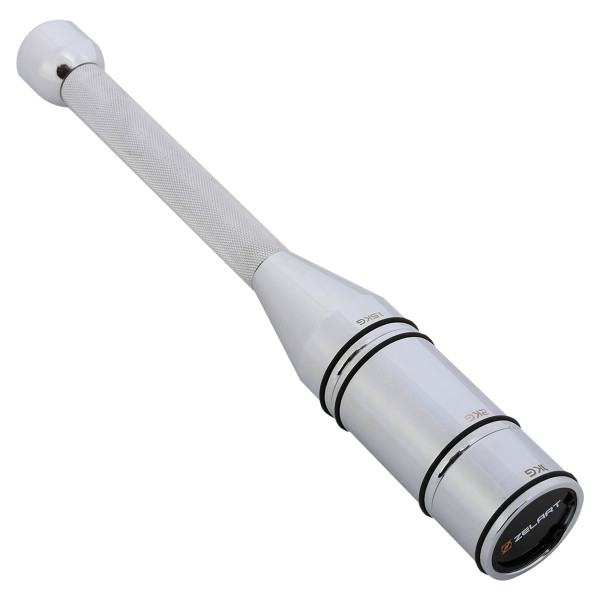 Булава сталева для кросфіту розсувна Adjustable Macebell Mdbuddy 1шт, 12кг, хром, код: FI-2513-S52
