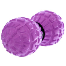 Масажер для спини FitGo DuoBall Massage Ball 136х60 мм, рожевий, код: FI-8231_P