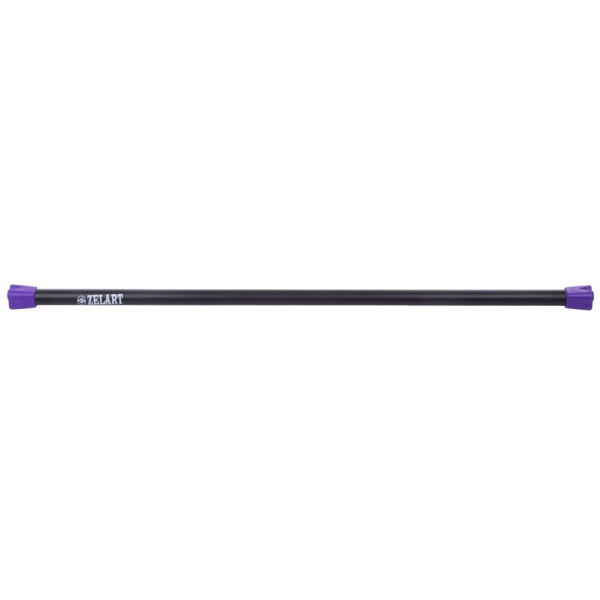 Бодібар Zelart Body Bar 6кг, черный-фиолетовый, код: FI-1251-6-S52