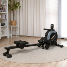 Гребний тренажер Hop-Sport HS-080R Aspen магнітний чорно-золотистий, код: 5902308237544