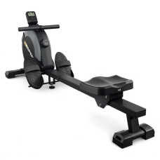 Гребний тренажер Hop-Sport HS-080R Aspen магнітний чорно-золотистий, код: 5902308237544