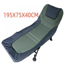 Розкладачка туристична, рибальська, посилена Camping 195х75х40см., код: JAT-032C-WS