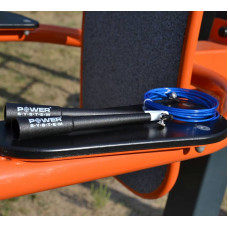 Скакалка швидкісна Power System Crossfit Jump Rope 2800 мм, синій, код: PS-4033_Black-Blue