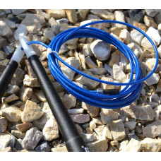 Скакалка швидкісна Power System Crossfit Jump Rope 2800 мм, синій, код: PS-4033_Black-Blue