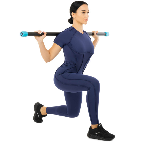 Бодібар Body Bar LiveUp 6кг, чорний-синій, код: LP8145-6