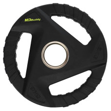 Диски поліуретанові MDbuddy 51 мм, 5 кг, чорний, код: TA-9649-5-S52