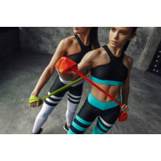 Стрічка-еспандер для спорту та реабілітації SportVida Flat Stretch Band 1-5 кг, 2000х150 мм, зелений, код: SV-HK0184