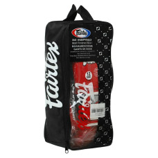 Рукавички боксерські Fartex шкіра, 12oz, червоний-чорний, код: F-8577_12R