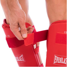 Захист гомілки Everlast з футами для єдиноборств M, червоний, код: BO-3958_MR