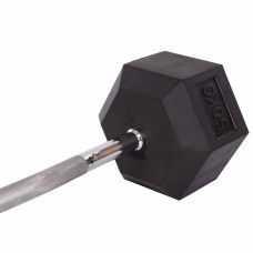 Штанга фіксована вигнута BioGym 10-50 кг, код: TA-6231-50