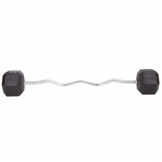 Штанга фіксована вигнута BioGym 10-50 кг, код: TA-6231-50