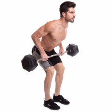 Штанга фіксована вигнута BioGym 10-50 кг, код: TA-6231-50