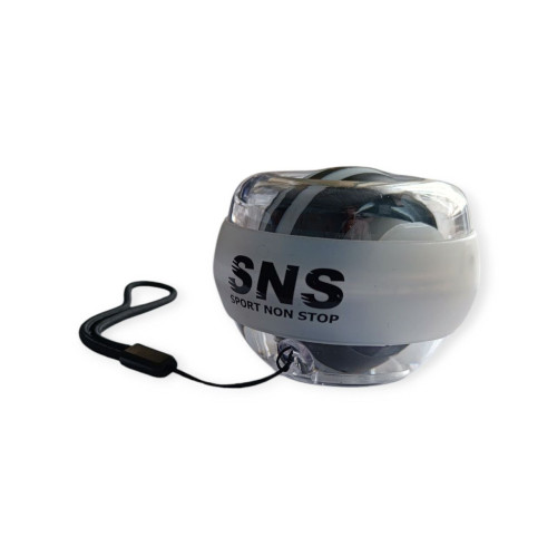 Еспандер кистьовий інерційний SNS PowerBall OSP-25-bk+tm прозорий, код: 28283-SNS