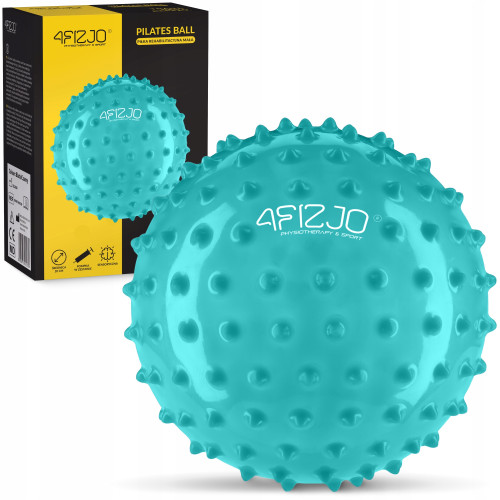 М”яч для пілатесу, йоги, реабілітації 4Fizjo 20 см (масажний) Mint, код: P-5905973406093