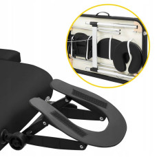 Масажний стіл складний 4Fizjo Massage Table Alu W70 Black, код: P-5907739318398