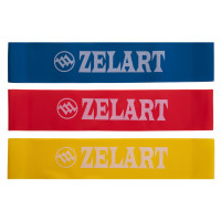 Набір резинок для вправ стрічки опору Zelart Loop Bands, 3шт, код: FI-8227-S52