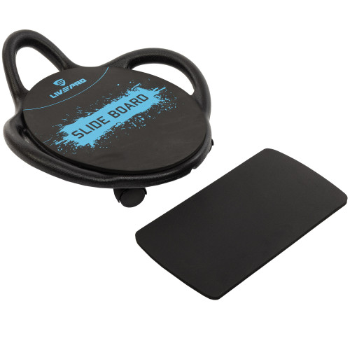 Платформа для преса з подушкою для ніг Abdominal wheel LiveUp 600х525х220мм, чорний, код: LP8346