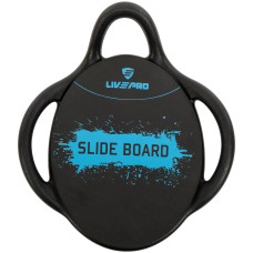 Платформа для преса з подушкою для ніг Abdominal wheel LiveUp 600х525х220мм, чорний, код: LP8346