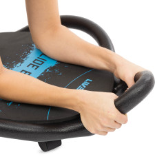 Платформа для преса з подушкою для ніг Abdominal wheel LiveUp 600х525х220мм, чорний, код: LP8346