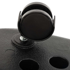 Платформа для преса з подушкою для ніг Abdominal wheel LiveUp 600х525х220мм, чорний, код: LP8346