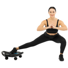 Платформа для преса з подушкою для ніг Abdominal wheel LiveUp 600х525х220мм, чорний, код: LP8346