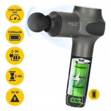 Ручний перкусійний масажер (масажний пістолет) 4Fizjo Massage Gun Active 30 Вт, код: P-5907739319937