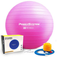 М'яч для фітнесу (фітбол) Power System Ø55 cm PRO Gymball Pink, код: 4011PI-0