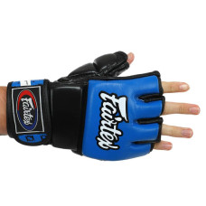 Рукавички для змішаних єдиноборств MMA Fairtex L, синій, код: BO-0582_LBL