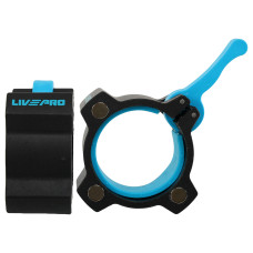 Замки швидкознімні для грифа Lock-Jaw Pro LiveUp 2шт, 50мм, чорний, код: LP8099