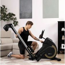 Гребний тренажер Hop-Sport HS-095R Spike золотий, код: 5902308236820