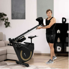 Гребний тренажер Hop-Sport HS-095R Spike золотий, код: 5902308236820