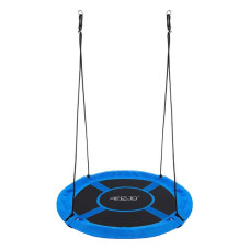 Гойдалка-гніздо кругла 4FIZJO L 100 см Black/Blue, код: P-5907739314529