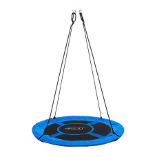 Гойдалка-гніздо кругла 4FIZJO L 100 см Black/Blue, код: P-5907739314529