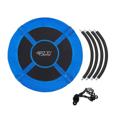 Гойдалка-гніздо кругла 4FIZJO L 100 см Black/Blue, код: P-5907739314529