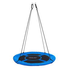 Гойдалка-гніздо кругла 4FIZJO L 100 см Black/Blue, код: P-5907739314529