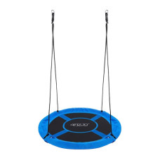 Гойдалка-гніздо кругла 4FIZJO L 100 см Black/Blue, код: P-5907739314529