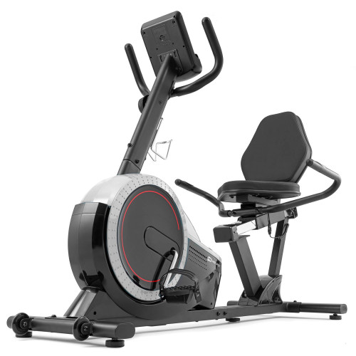 Горизонтальний велотренажер Hop-Sport HS-060L Pulse сріблястий, код: 5902308220058