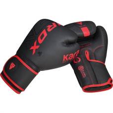 Боксерські рукавиці RDX F6 Kara Matte 8 унцій, чорний-червоний, код: BGR-F6MR-8OZ