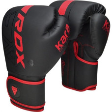 Боксерські рукавиці RDX F6 Kara Matte 8 унцій, чорний-червоний, код: BGR-F6MR-8OZ